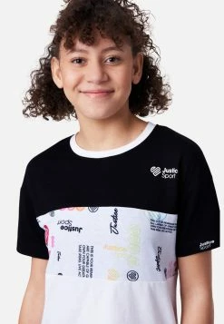 Adjmi J Sport Color Block Oversized Tee Tops