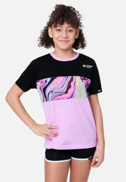 Adjmi J Sport Color Block Oversized Tee