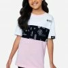 Adjmi J Sport Color Block Oversized Tee Tops