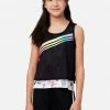 Adjmi J Sport Patterned Mesh Layered Tank 2 Adjmi J Sport Patterned Mesh Layered Tank