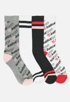 High Point Design Activewear Justice Sport Crew Socks 4 Pack