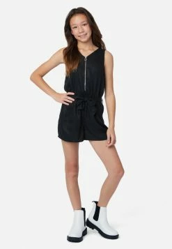 Adjmi V-Neck Zip Romper Dresses & Jumpsuits