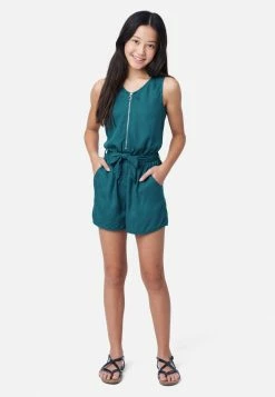 Adjmi V-Neck Zip Romper