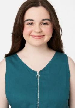 Adjmi V-Neck Zip Romper