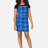 Adjmi Belted Layered Plaid Dress Dresses & Jumpsuits