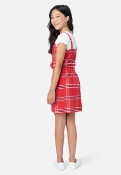 Adjmi Belted Layered Plaid Dress Dresses & Jumpsuits