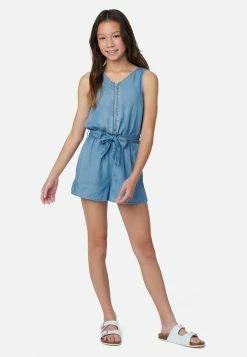 Adjmi V-Neck Zip Romper Dresses & Jumpsuits