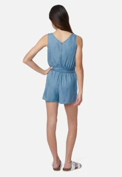 Adjmi V-Neck Zip Romper Dresses & Jumpsuits