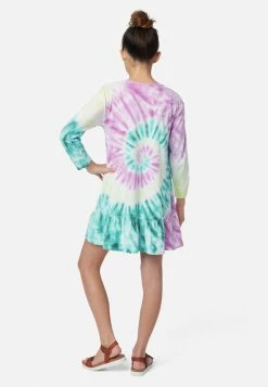 Adjmi Tie-Dye Lace-Trim Mini Dress Dresses & Jumpsuits