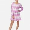Adjmi Tie-Dye Lace-Trim Mini Dress Dresses & Jumpsuits