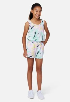 Adjmi Tie-Dye Ringer Romper Dresses & Jumpsuits