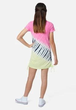 Adjmi Tie-Dye Ruched T-Shirt Dress