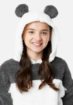 Komar Faux Sherpa Color Block Pajama Set Plus Sizes