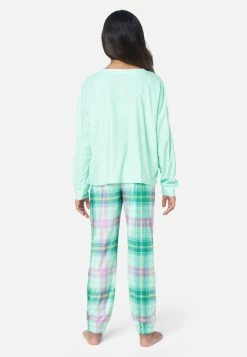 Komar Graphic & Patterned Pajama Set