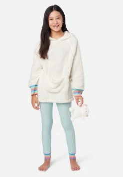 Komar Faux Sherpa Color Block Pajama Set