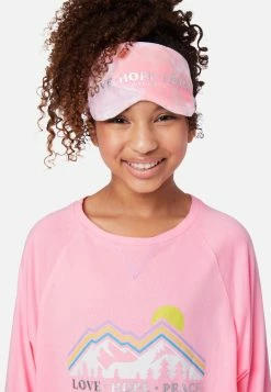 Komar Plus Sizes Graphic Raglan & Patterned Pajama Set