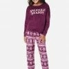 Komar Graphic & Patterned Pajama Set Plus Sizes 2 Komar Graphic & Patterned Pajama Set Plus Sizes