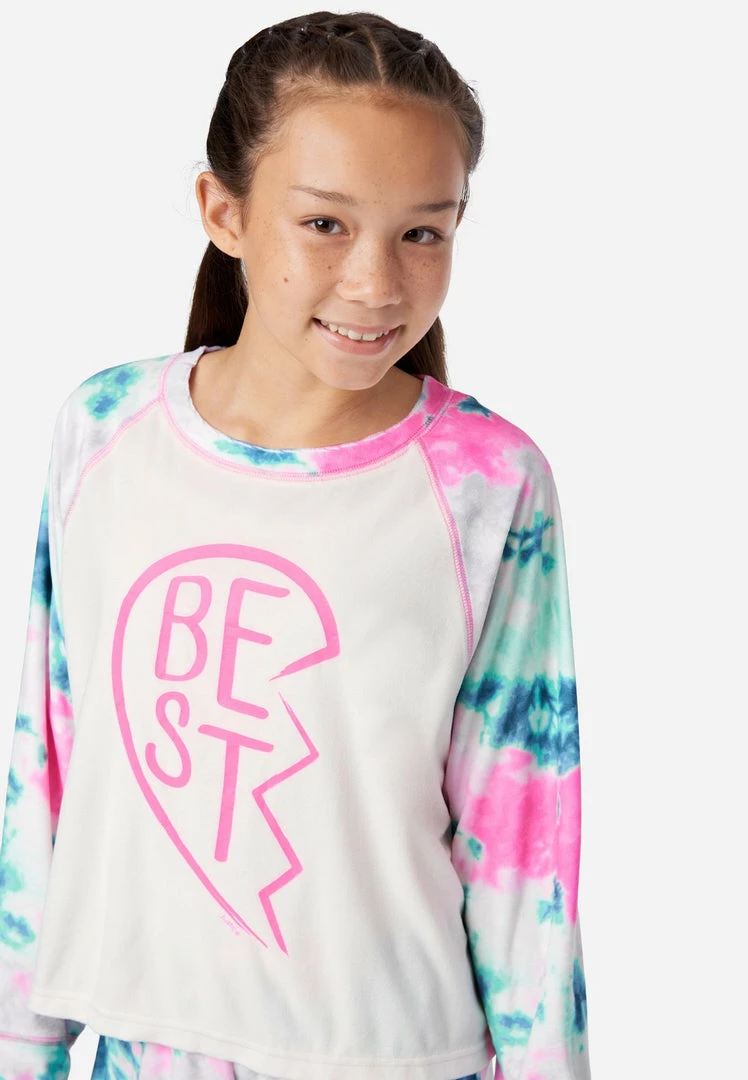 Komar Graphic & Patterned Raglan Pajama Set Plus Sizes 6 Komar Graphic & Patterned Raglan Pajama Set Plus Sizes