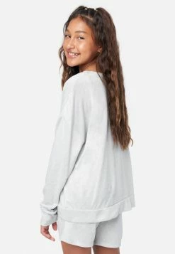 KOMAR Plus Sizes Fleece Pajama Short Set