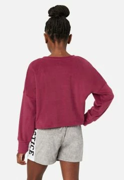 KOMAR Plus Sizes Color Block Fleece Shorts And Pants Pajama Set 12 KOMAR Plus Sizes Color Block Fleece Shorts And Pants Pajama Set