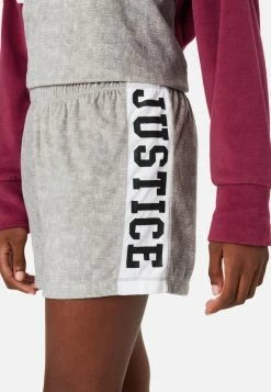 KOMAR Plus Sizes Color Block Fleece Shorts And Pants Pajama Set 16 KOMAR Plus Sizes Color Block Fleece Shorts And Pants Pajama Set