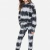 Komar Plus Sizes Patterned Hooded Pajamas