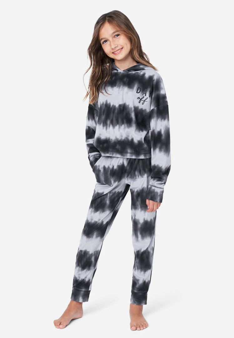 Komar Plus Sizes Patterned Hooded Pajamas 3 Komar Plus Sizes Patterned Hooded Pajamas