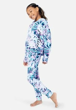 Komar Patterned Hooded Pajama Set