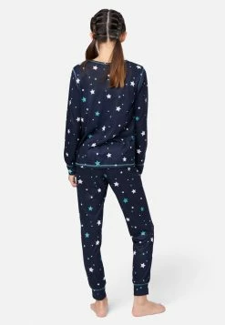 Komar Patterned Raglan Pajama Set