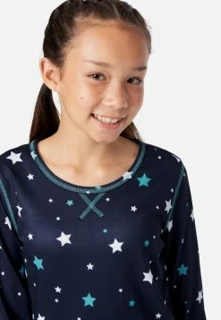 Komar Patterned Raglan Pajama Set