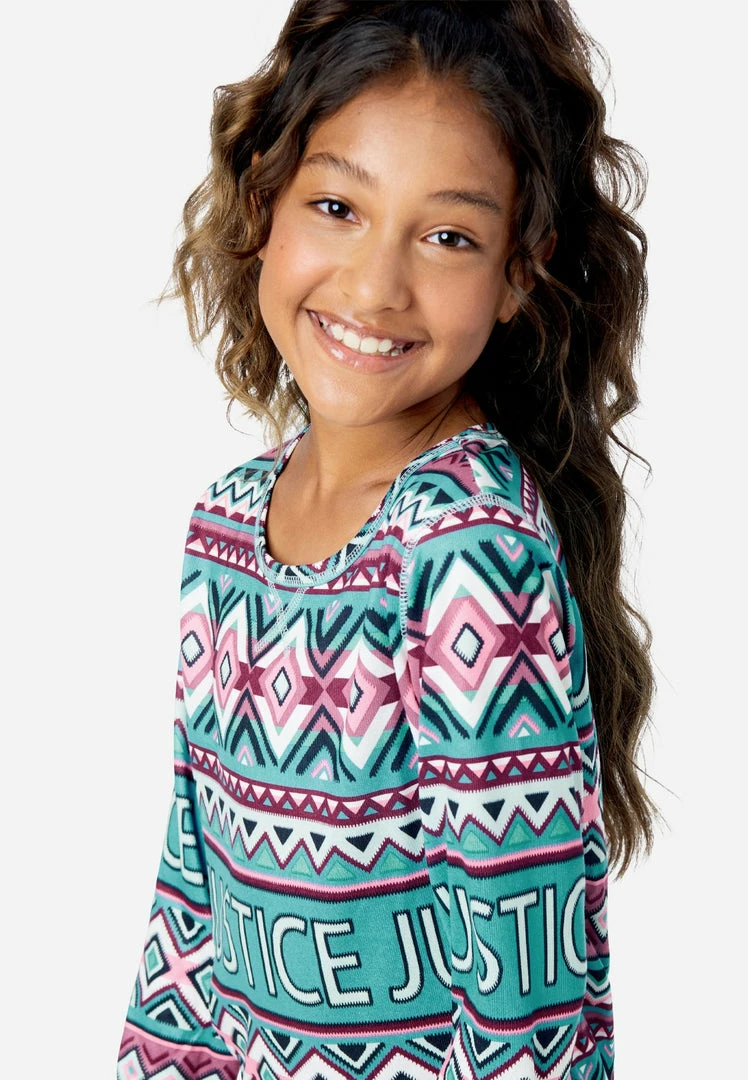 Komar Plus Sizes Patterned Henley Pajama Set 5 Komar Plus Sizes Patterned Henley Pajama Set