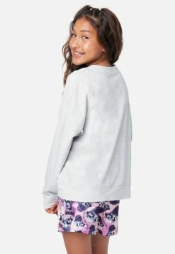 KOMAR Cozy Shorts Pajama Set Plus Sizes