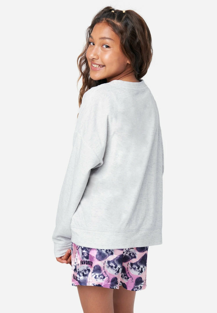 KOMAR Cozy Shorts Pajama Set Plus Sizes 4 KOMAR Cozy Shorts Pajama Set Plus Sizes