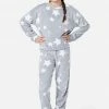 Komar Plush Patterned Pajama Set
