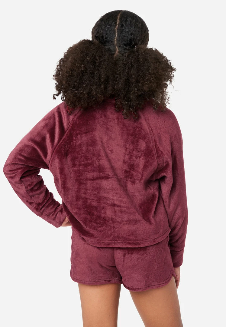 KOMAR Tie-Dye Fleece Shorts Pajama Set Plus Sizes 4 KOMAR Tie-Dye Fleece Shorts Pajama Set Plus Sizes