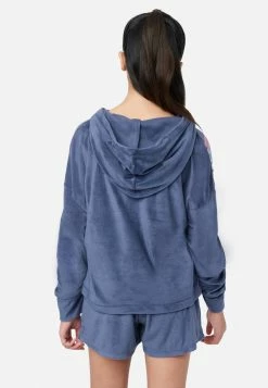 KOMAR Plus Sizes Sweatshirt & Shorts Pajama Set