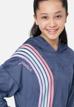 KOMAR Plus Sizes Sweatshirt & Shorts Pajama Set