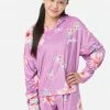 KOMAR Sweatshirt & Shorts Pajama Set Plus Sizes 2 KOMAR Sweatshirt & Shorts Pajama Set Plus Sizes