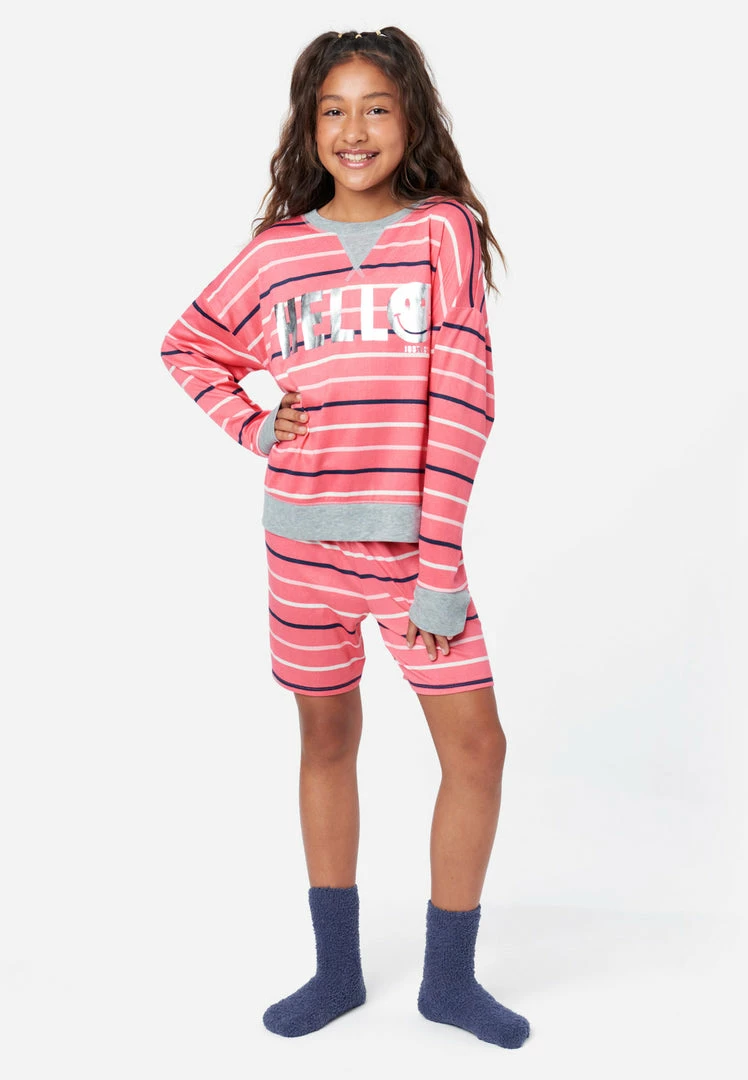 KOMAR Plus Sizes Sleep Short & Socks Set 5 KOMAR Plus Sizes Sleep Short & Socks Set