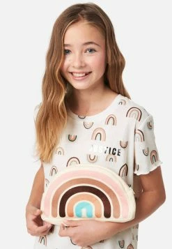 KOMAR Patterned Shorts Pajama Set Plus Sizes