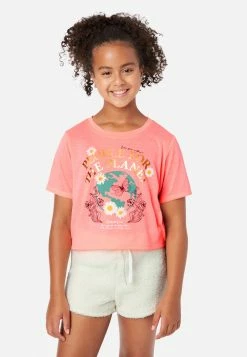 KOMAR Graphic Faux Sherpa Shorts Pajama Set Plus Sizes