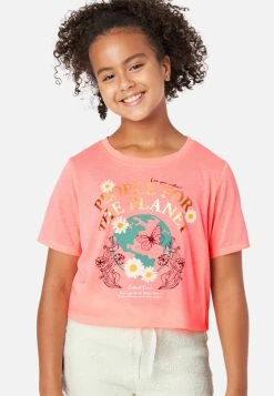 KOMAR Graphic Faux Sherpa Shorts Pajama Set Plus Sizes