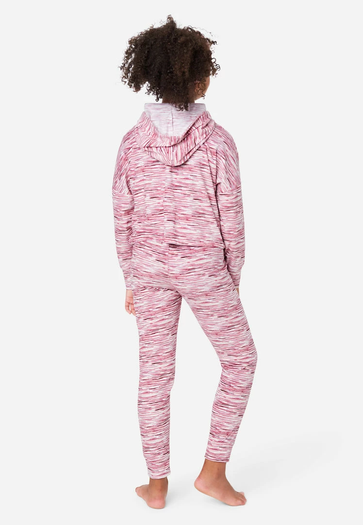 KOMAR Graphic Space-Dyed Hoodie Pajama Set 4 KOMAR Graphic Space-Dyed Hoodie Pajama Set