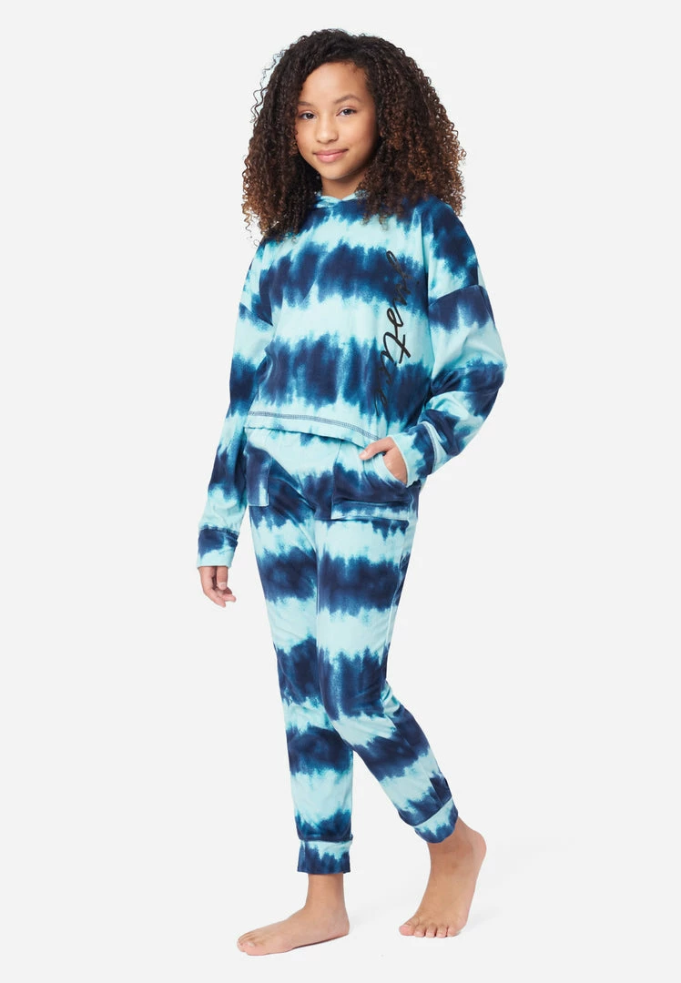 Komar Plus Sizes Patterned Hooded Pajama Set 3 Komar Plus Sizes Patterned Hooded Pajama Set
