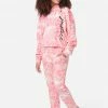 Komar Patterned Hooded Pajama Set Plus Sizes 2 Komar Patterned Hooded Pajama Set Plus Sizes