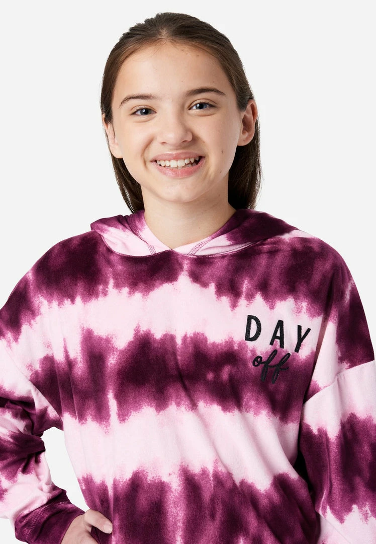 Komar Patterned Hooded Pajama Set Plus Sizes 5 Komar Patterned Hooded Pajama Set Plus Sizes