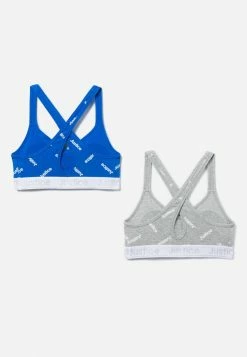 SARAMAX Patterned J Sport Crisscross Sports Bra 2 Pack Activewear