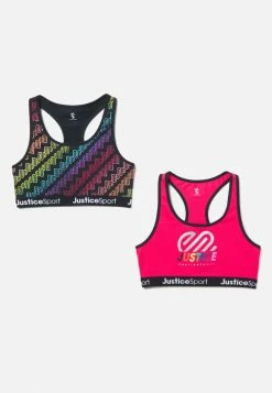 SARAMAX Activewear J Sport Racerback Sports Bra 2 Pack