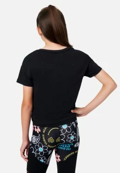 ADJMI J Sport Knot Front Tee Tops