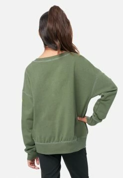 ADJMI J Sport Oversized Crew Sweatshirt Tops